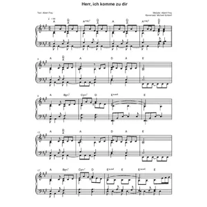 Produktbild des Artikels Herr ich komme zu dir (Noten - Download)