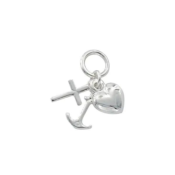 Produktbild des Artikels Anhänger "Herz, Anker, Kreuz" - Sterlingsilber ()