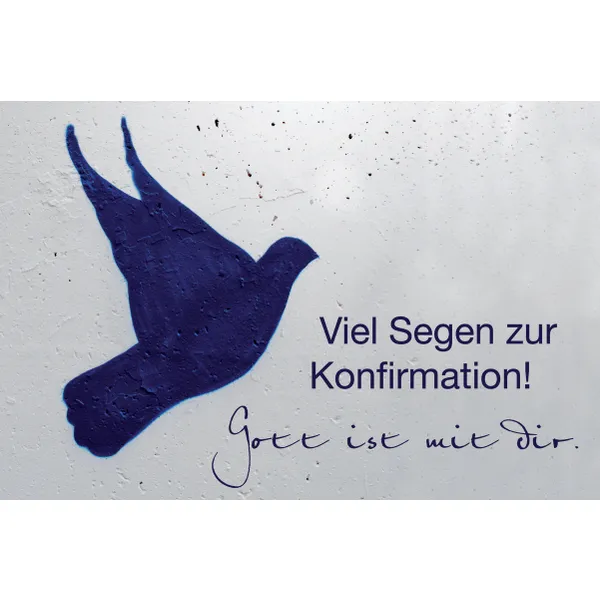 Produktbild des Artikels Faltkarte "Viel Segen zur Konfirmation" - 5 Stück (Schreibwaren)