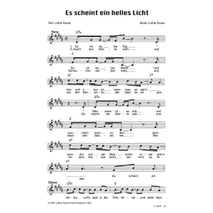 Produktbild des Artikels Es scheint ein helles Licht (Noten - Download)