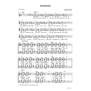 Produktbild des Artikels Schöpfergott (Noten - Download)