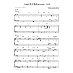 Produktbild des Artikels Singet fröhlich unserm Gott (Noten - Download)