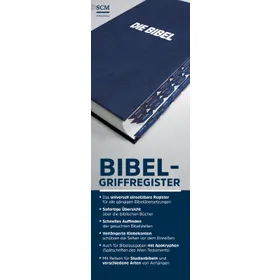 Produktbild des Artikels Bibel-Griffregister blau ()