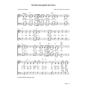 Produktbild des Artikels Die Barmherzigkeit des Herrn (Noten - Download)