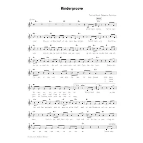 Produktbild des Artikels Kindergroove (Noten - Download)