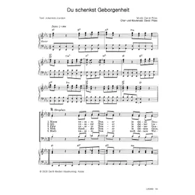 Produktbild des Artikels Du schenkst Geborgenheit (Noten - Download)