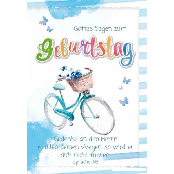 Produktbild des Artikels Faltkarte - Geburtstag Spr. 3,6 (Schreibwaren)