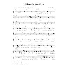 Produktbild des Artikels Stimmt ins Lob mit ein (Noten - Download)