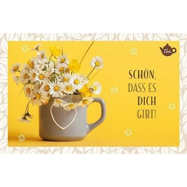 Produktbild des Artikels Teekarte - Schön, das es dich gibt! (Lebensmittel)