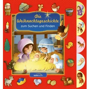 Produktbild des Artikels Die Weihnachtsgeschichte zum Suchen und Finden (Buch - Pappbilderbuch)
