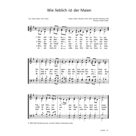 Produktbild des Artikels Wie lieblich ist der Maien (Noten - Download)