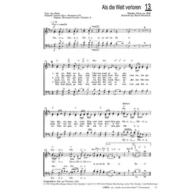 Produktbild des Artikels Als die Welt verloren (Noten - Download)