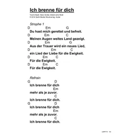 Produktbild des Artikels Ich brenne für dich (Noten - Download)
