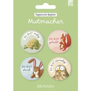 Produktbild des Artikels Magnet-Set 4er - Mutmacher (Schreibwaren)