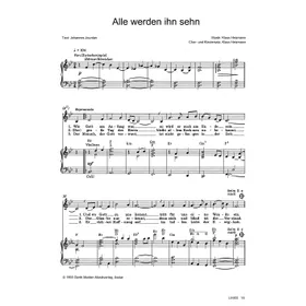 Produktbild des Artikels Alle werden ihn sehn (Noten - Download)