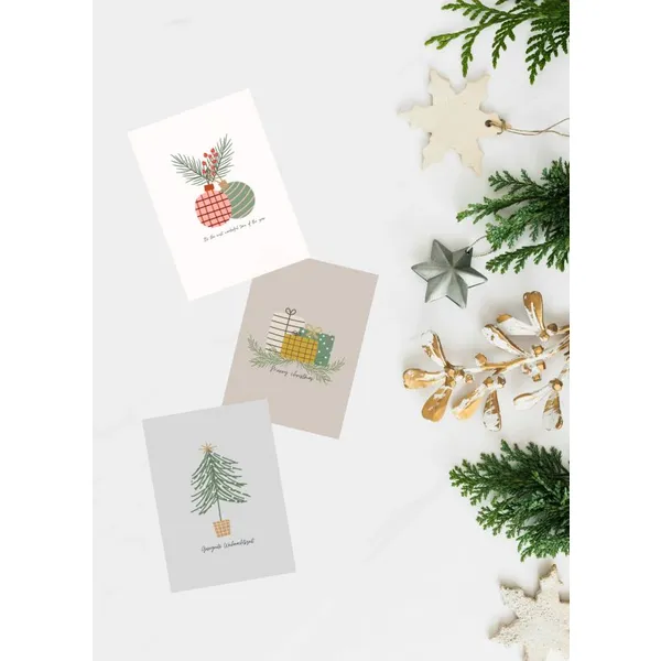 Produktbild des Artikels Postkartenset  "Weihnachtswünsche" (Schreibwaren)