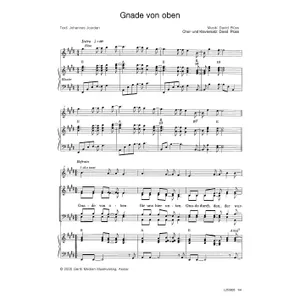 Produktbild des Artikels Gnade von oben (Noten - Download)