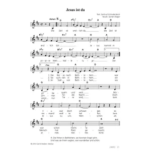Produktbild des Artikels Jesus ist da (Noten - Download)