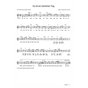 Produktbild des Artikels Es ist ein herrlicher Tag (Noten - Download)