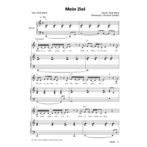 Produktbild des Artikels Mein Ziel (Noten - Download)