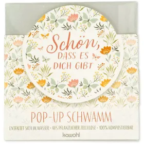 Produktbild des Artikels Pop-up Schwamm: Schön, dass es dich gibt ()