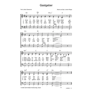 Produktbild des Artikels Gastgeber (Noten - Download)