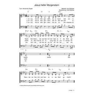Produktbild des Artikels Jesus, heller Morgenstern (Noten - Download)