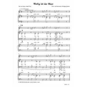 Produktbild des Artikels Heilig ist der Herr (Noten - Download)