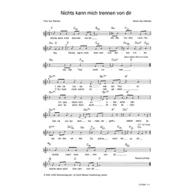 Produktbild des Artikels Nichts kann mich trennen von dir (Noten - Download)
