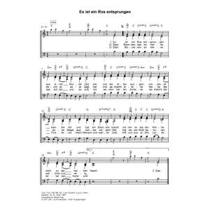 Produktbild des Artikels Es ist ein Ros entsprungen (Noten - Download)