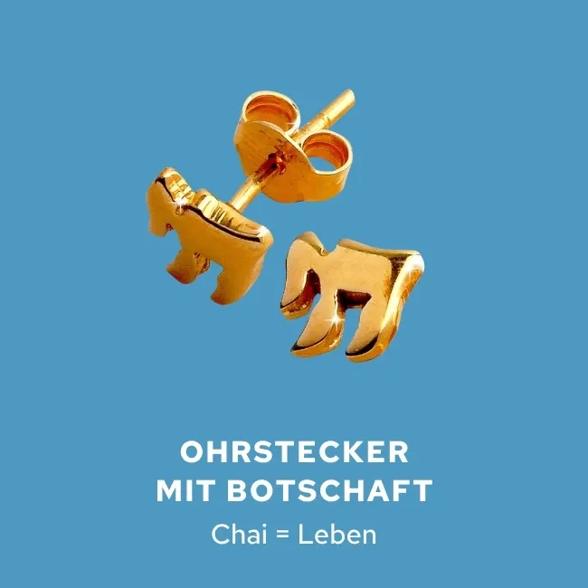 Ohrstecker mit Botschaft
