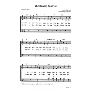 Produktbild des Artikels Christus im Zentrum (Noten - Download)