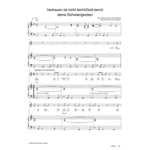 Produktbild des Artikels Vertrauen ist nicht leicht / Gott kennt deine Schwierigkeiten (Noten - Download)