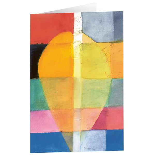 Produktbild des Artikels Kunstkarten "Farbenfroher Bote" 5 Stk. (Schreibwaren)