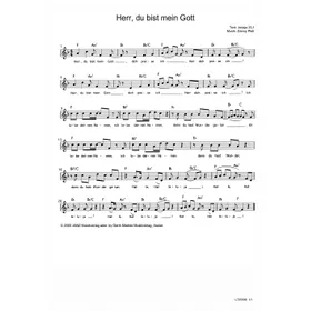 Produktbild des Artikels Herr, du bist mein Gott (Noten - Download)