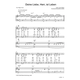 Produktbild des Artikels Deine Liebe, Herr, ist Leben (Noten - Download)