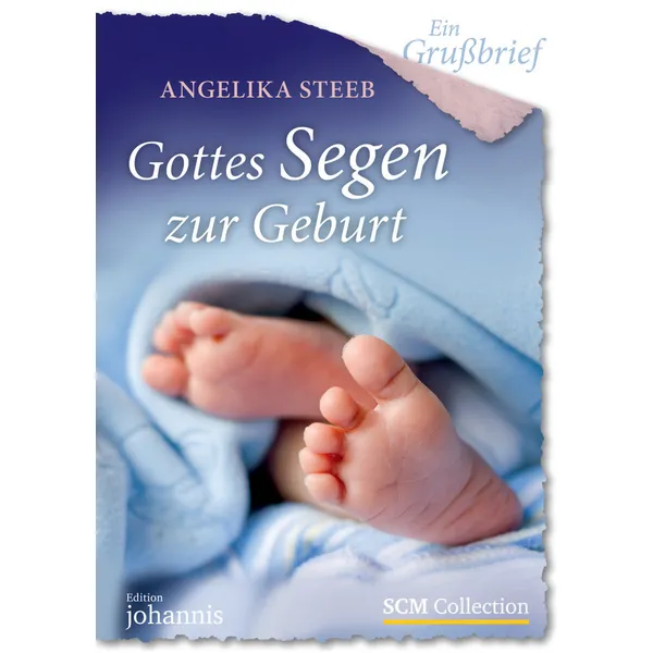 Produktbild des Artikels Ein Grußbrief - Gottes Segen zur Geburt - 5 Stück (Buch - Geheftet)