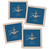 Stimmungsbild zu Untersetzer-Set - "Jesus mein Anker"