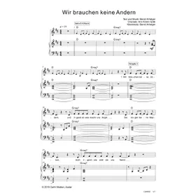 Produktbild des Artikels Wir brauchen keine Andern (Noten - Download)