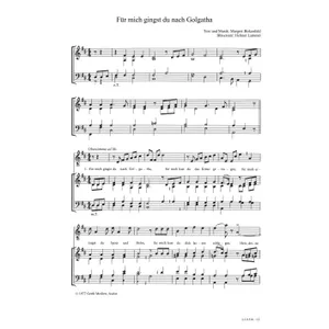 Produktbild des Artikels Für mich gingst du nach Golgatha (Noten - Download)