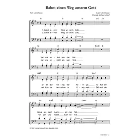 Produktbild des Artikels Bahnt einen Weg unserm Gott (Noten - Download)