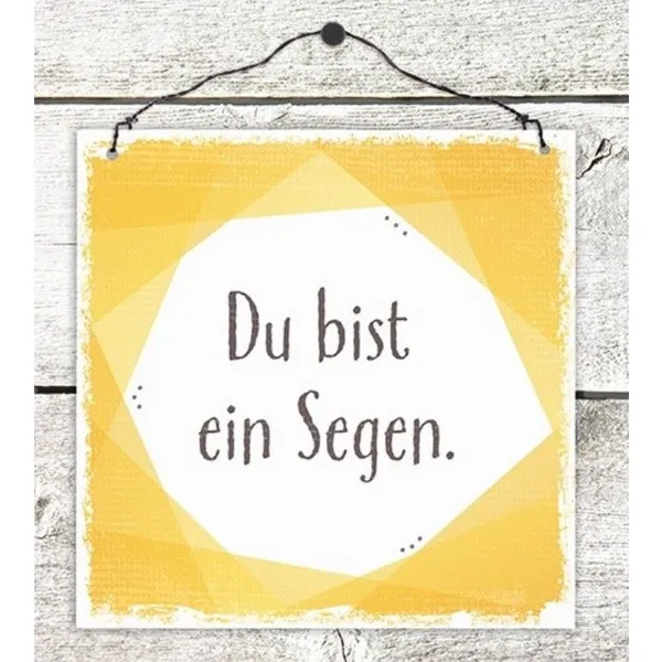 Produktbild des Artikels Holzschild klein - Du bist ein Segen ()