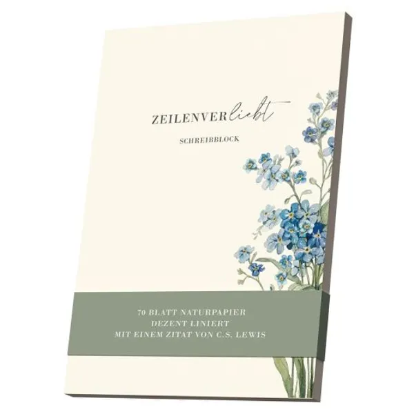 Produktbild des Artikels ZeilenverLiebt - Schreibblock A5 (Schreibwaren)