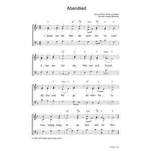 Produktbild des Artikels Abendlied (Noten - Download)