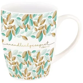Produktbild des Artikels Tasse "unendlich gesegnet" (Gold-Edition) ()