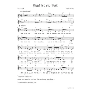 Produktbild des Artikels Heut ist ein Fest (Noten - Download)