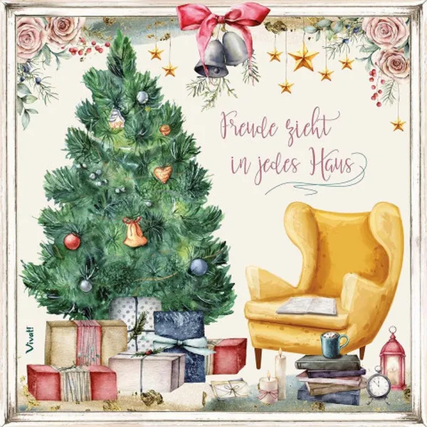 Produktbild des Artikels Zettel-Adventskalender "Freude zieht in jedes Haus" ()