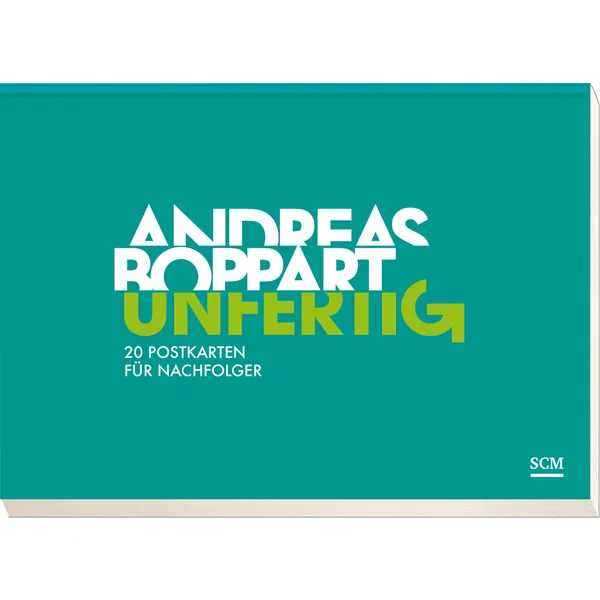 Produktbild des Artikels Unfertig - 20 Postkarten für Nachfolger (Schreibwaren)