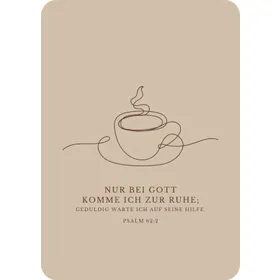 Produktbild des Artikels Postkarte "One Line - Kaffeetasse" (Schreibwaren)