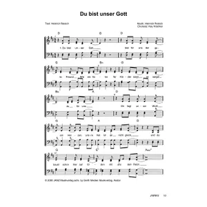 Produktbild des Artikels Du bist unser Gott (Noten - Download)